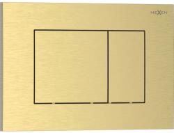 Mexen Tex 02, öblítőgomb, szálcsiszolt arany, 6102-11 (6102-11)