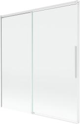Mexen Rox, kétszárnyú tolóajtós kádparaván 150 x 150 cm, 8 mm-es átlátszó üveg, fehér profil, 8C9-150-001-20-00 (8C9-150-001-20-00)