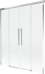Mexen Rox, kétszárnyú tolóajtós kádparaván 160 x 150 cm, 8 mm-es átlátszó üveg, króm profil, 8C9-160-002-01-00 (8C9-160-002-01-00)