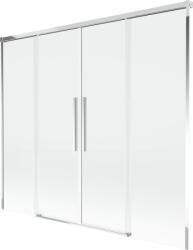 Mexen Rox, kétszárnyú tolóajtós kádparaván 180 x 150 cm, 8 mm-es átlátszó üveg, króm profil, 8C9-180-002-01-00 (8C9-180-002-01-00)
