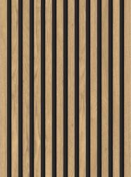 Mexen Lam-B, akusztikus fali lécek 275 × 30 cm, 4 mm-es HDF lap, műszaki furnér, klasszikus fenyő, S100-275307-3015-012 (S100-275307-3015-012)