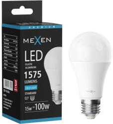 Mexen Nova, LED izzó E27, A60, 15W, hideg - 6500K, 1575 lm - L100-E27-1565-01 (L100-E27-1565-01)