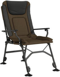 vidaXL Tópszínű Összecsukható Horgászszék Karfával