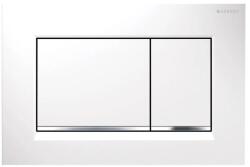 Geberit Sigma30 - Sigma30 vezérlőgomb, fehér / króm 115.883. KJ. 1 (115.883.KJ.1)