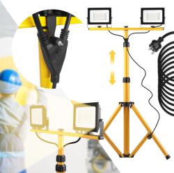 Toolight Rea, Halogén LED épületek állványon RSL005-2x50N, OSW-10204 (OSW-10204)