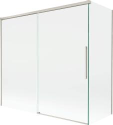 Mexen Rox, kétszárnyú tolóajtós kádparaván 170 + 70 x 150 cm, 8 mm-es átlátszó üveg, acélprofil, 8C9-170-070-97-00 (8C9-170-070-97-00)