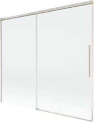 Mexen Rox, kétszárnyú tolóajtós kádparaván 180 x 150 cm, 8 mm-es átlátszó üveg, acélprofil, 8C9-180-001-97-00 (8C9-180-001-97-00)