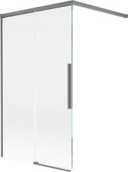 Mexen Rox, kétszárnyú tolóajtós kádparaván 100 x 150 cm, 8 mm-es átlátszó üveg, grafit profil, 8C9-100-003-95-00 (8C9-100-003-95-00)
