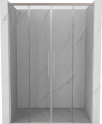 Mexen Rox, tolóajtó zuhanykabinhoz 140 cm, 8 mm-es átlátszó üveg, acélprofil, 8C2-140-002-97-00 (8C2-140-002-97-00)