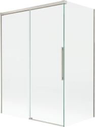 Mexen Rox, kétszárnyú tolóajtós kádparaván 120 + 70 x 150 cm, 8 mm-es átlátszó üveg, acélprofil, 8C9-120-070-97-00 (8C9-120-070-97-00)