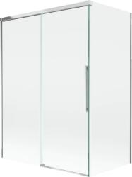 Mexen Rox, kétszárnyú tolóajtós kádparaván 120 + 70 x 150 cm, 8 mm-es átlátszó üveg, króm profil, 8C9-120-070-01-00 (8C9-120-070-01-00)