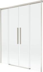Mexen Rox, kétszárnyú tolóajtós kádparaván 150 x 150 cm, 8 mm-es átlátszó üveg, acélprofil, 8C9-150-002-97-00 (8C9-150-002-97-00)