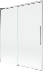 Mexen Rox, kétszárnyú tolóajtós kádparaván 140 x 150 cm, 8 mm-es átlátszó üveg, króm profil, 8C9-140-001-01-00 (8C9-140-001-01-00)