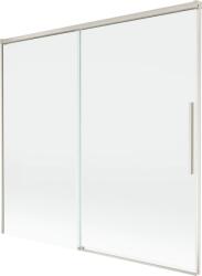 Mexen Rox, kétszárnyú tolóajtós kádparaván 170 x 150 cm, 8 mm-es átlátszó üveg, acélprofil, 8C9-170-001-97-00 (8C9-170-001-97-00)