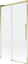 Mexen Rox, kétszárnyú tolóajtós kádparaván 100 x 150 cm, 8 mm-es átlátszó üveg, arany fényes profil, 8C9-100-001-50-00 (8C9-100-001-50-00)