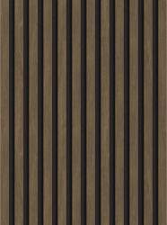 Mexen Lam-F, akusztikus fali lécek 275 × 30 cm, 8 mm-es filc hátlap, műszaki furnér, kakaódió, S105-275307-3015-018 (S105-275307-3015-018)