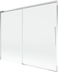 Mexen Rox, kétszárnyú tolóajtós kádparaván 190 x 150 cm, 8 mm-es átlátszó üveg, króm profil, 8C9-190-001-01-00 (8C9-190-001-01-00)