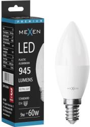 Mexen Nova, LED izzó E14, C37, 9W, meleg - 3000K, 945 lm - L102-E14-0930-01 (L102-E14-0940-01)
