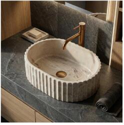 Rea Margaret Gio, pultra szerelhető mosdó 495×355×155 mm, bézs - kőutánzat, REA-U3522 (REA-U3522)