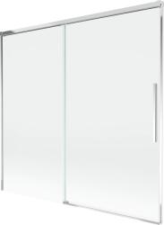 Mexen Rox, kétszárnyú tolóajtós kádparaván 170 x 150 cm, 8 mm-es átlátszó üveg, króm profil, 8C9-170-001-01-00 (8C9-170-001-01-00)