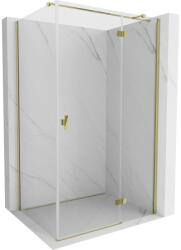 Mexen Mist HT, zuhanykabin jobb oldali nyílóajtóval 75 x 120 cm, átlátszó üveg, arany, 8A5T-075-120-50-00-P (8A5T-075-120-50-00-P)