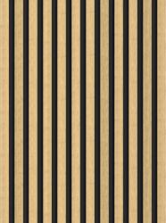 Mexen Lam-B, akusztikus fali lécek 275 × 30 cm, 4 mm-es HDF lap, műszaki furnér, natúr bambusz, S100-275307-3015-011 (S100-275307-3015-011)