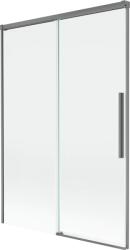 Mexen Rox, kétszárnyú tolóajtós kádparaván 120 x 150 cm, 8 mm-es átlátszó üveg, grafit profil, 8C9-120-001-95-00 (8C9-120-001-95-00)