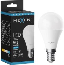 Mexen Nova, LED izzó E14, G45, 9W, hideg - 6500K, 945 lm - L101-E14-0965-01 (L101-E14-0965-01)