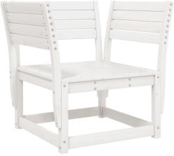 vidaXL Fehér Tömör Fenyőfa Kerti Szék