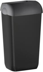 Mar Plast MARPLAST, SZÍNES fali szemetes fedéllel 23 l, ABS, matt fekete, A74201NE-2 (A74201NE-2)