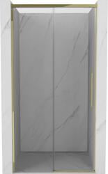 Mexen Rox, tolóajtó zuhanykabinhoz 125 cm, átlátszó üveg, arany profil, 8C2-125-000-50-00 (8C2-125-000-50-00)