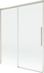 Mexen Rox, kétszárnyú tolóajtós kádparaván 140 x 150 cm, 8 mm-es átlátszó üveg, acélprofil, 8C9-140-001-97-00 (8C9-140-001-97-00)