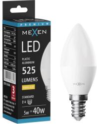 Mexen Nova, LED izzó E14, C37, 4W, meleg - 3000K, 420 lm - L102-E14-0430-01 (L102-E14-0530-01)