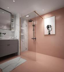 Erga Paris, Beépíthető zuhanykabin 140x200 cm, 8 mm-es átlátszó üveg, matt arany profil, ERG-V02-PARIS-140x200-CL-GB (ERG-V02-PARIS-140X200-CL-GB)