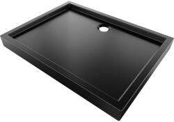 Mexen Flow+ téglalap alakú kád 120 x 70 cm, matt fekete, 46R707012H (46R707012H)