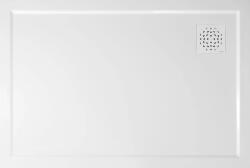 SAPHO Gelco, XENA öntött márvány kád, téglalap alakú 120x80cm, fehér, HX12080 (HX12080)