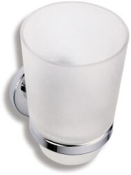 Novaservis - Fogkefe és fogkrém tartó üveg Metalia 1 króm, 6106.0 (6106.0)