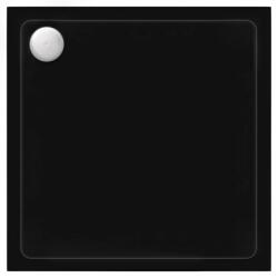 Rea Savoy, zuhanytálca 80x80x6 cm + szifon réz borítással, fényes fekete, KPL-14804 (KPL-14804)