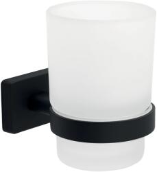 Novaservis - GRETA fogkefe tartó, matt fekete, AGR03BL (AGR03BL)