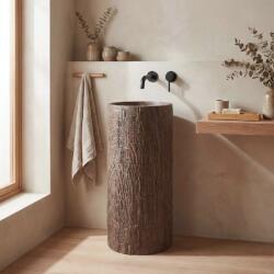 Rea Rossana, szabadon álló mosdó 395×395×855 mm, matt barna, REA-U0605 (REA-U0605)