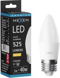 Mexen Nova, LED izzó E14, C37, 5W, Meleg - 3000K, 525 lm - L102-E14-0530-01 (L102-E27-0530-01)