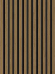 Mexen Lam-F, akusztikus fali lécek 275 × 30 cm, 8 mm-es filc hátlap, műszaki furnér, aranyozott teakfa, S105-275307-3015-014 (S105-275307-3015-014)