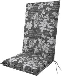Doppler magas háttámlájú párna szürke mintával 118 cm x 48 cm x 5 cm