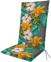 Doppler magas háttámlájú párna liliom mintával 119 cm x 48 cm x 6 cm
