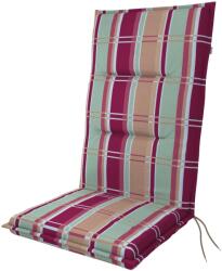 Doppler magas háttámlájú párna kockás rózsaszín 118 cm x 48 cm x 5 cm