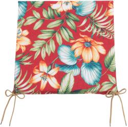 Doppler ülőpárna cipzáras virágmintás 45 cm x 44 cm x 3 cm