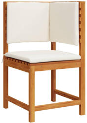 vidaXL Kerti Szék Párnával Barna 50x50x91Cm Tömör Akácfa