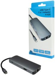 Inter-Tech Docking Station Inter-Tech Argus H-428, Grey (88885665)