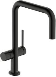 Hansgrohe Talis mosogató csaptelep elzárószeleppel csiszolt fekete króm 72807340 (72807340)