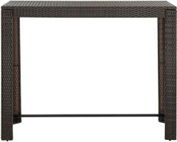 vidaXL Barna Polyrattan Kerti Bárasztal 140, 5 x 60, 5 x 110, 5 cm